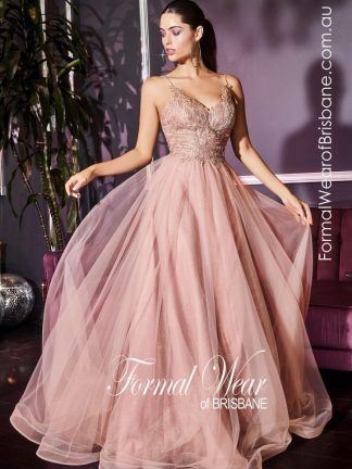 Blush Pink A Line LTD Clearance S A L E ! In Store Today or 7 Day Delivery Formal Dresses Online Australia