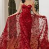 Cai Deep Red LTD Formal Dresses - In Store Today or 7 Day Delivery Formal Dresses Online Australia