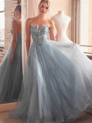 Candice Smokey Blue LTD Formal Dresses - In Store Today or 7 Day Delivery Formal Dresses Online Australia