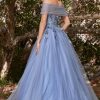 Carla Smokey Blue LTD Formal Dresses - In Store Today or 7 Day Delivery Formal Dresses Online Australia