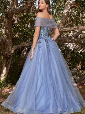 Carla Smokey Blue LTD Formal Dresses - In Store Today or 7 Day Delivery Formal Dresses Online Australia