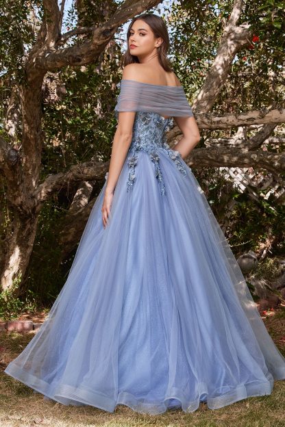 Carla Smokey Blue LTD Formal Dresses - In Store Today or 7 Day Delivery Formal Dresses Online Australia