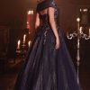 Carla Navy Blue and Gold LTD Formal Dresses - In Store Today or 7 Day Delivery Formal Dresses Online Australia