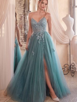 Chanel Dusty Teal LTD Formal Dresses - In Store Today or 7 Day Delivery Formal Dresses Online Australia