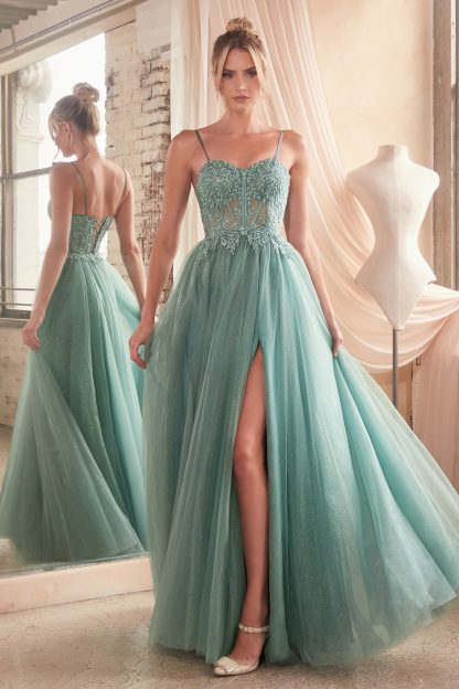 Charity Dusty Teal LTD Formal Dresses - In Store Today or 7 Day Delivery Formal Dresses Online Australia