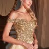 Claire Champagne Gold LTD Clearance S A L E ! In Store Today or 7 Day Delivery Formal Dresses Online Australia