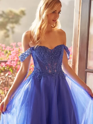 Jemma Royal Blue LTD Clearance S A L E ! In Store Today or 7 Day Delivery Formal Dresses Online Australia