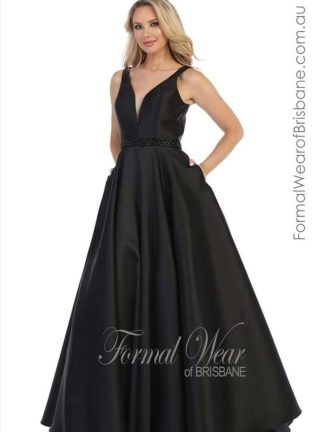 Carla Smokey Blue LTD Formal Dresses - In Store Today or 7 Day Delivery Formal Dresses Online Australia