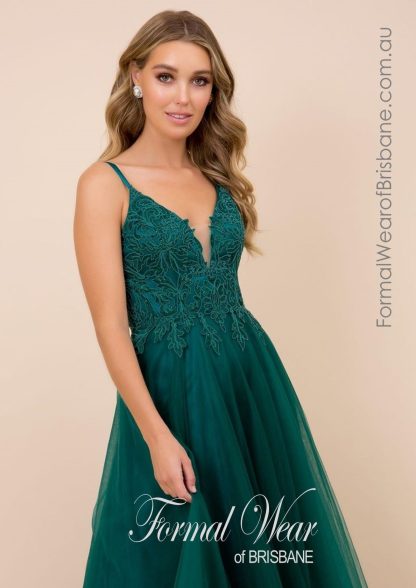 Nerissa Emerald LTD Clearance S A L E ! In Store Today or 7 Day Delivery Formal Dresses Online Australia