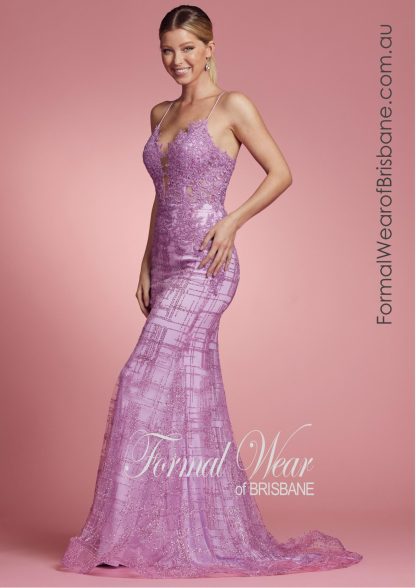 Nina Lavender LTD Clearance S A L E ! In Store Today or 7 Day Delivery Formal Dresses Online Australia