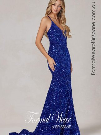 Nala Smokey Blue LTD Formal Dresses - In Store Today or 7 Day Delivery Formal Dresses Online Australia