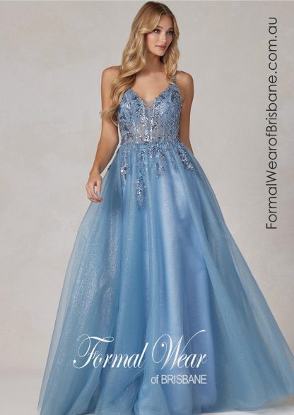 Nala Smokey Blue LTD Formal Dresses - In Store Today or 7 Day Delivery Formal Dresses Online Australia