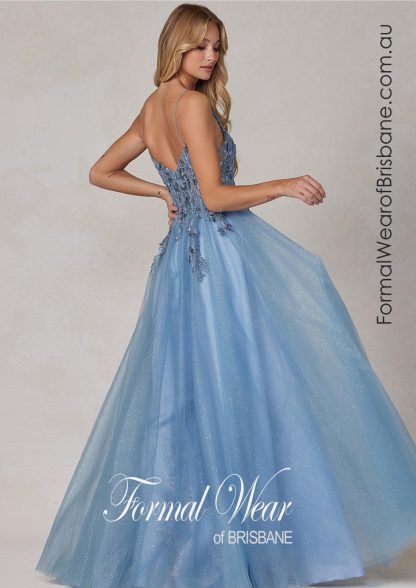 Nala Smokey Blue LTD Formal Dresses - In Store Today or 7 Day Delivery Formal Dresses Online Australia